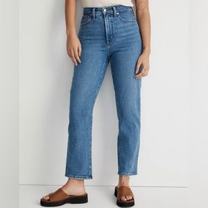 Madewell petite curvy perfect vintage straight jean in earlwood wash size 27P